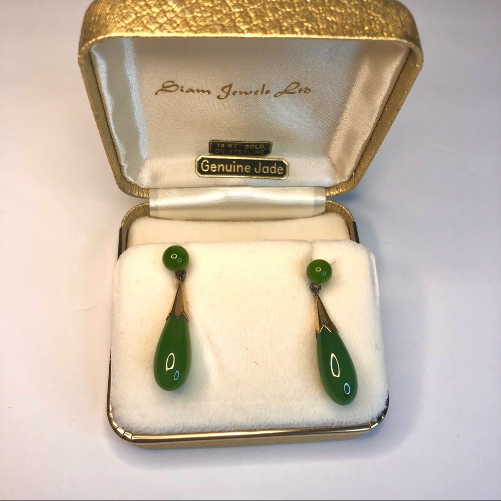 Jade Teardrop Earrings